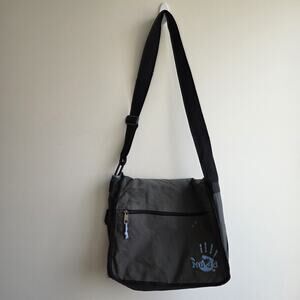 Y2K Vintage 90’s Mudd Grey Crossbody Shoulder Messenger Bag